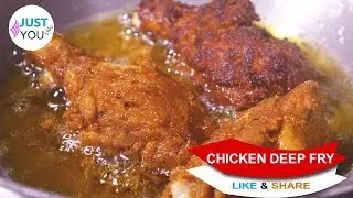Chicken Leg Piece Deep Fry Recipe | Crispy Fried Chicken Leg In Oil Recipe