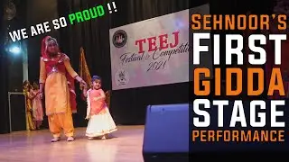 Sehnoor's First Performance on Stage | That Couple Though | Vlog