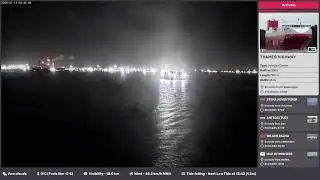 Dublin Port Poolbeg Lighthouse View: Live Ship Movements on the River Liffey