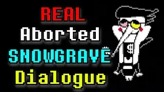 Spamton DOES have New Dialogue in an Aborted Snowgrave Run!