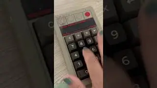 ASMR - Autobiography. #autobiography #asmr #keypad #keyboard #typing #good #morning #calculator