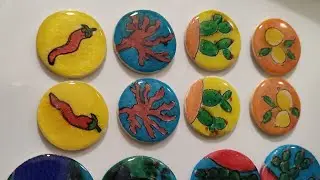 DIY cabochon legno e resina