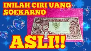 UANG LANGKA |UANG  1000 RUPIAH SUKARNO TAHUN 1964 ASLI | ENG SUB