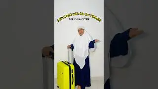 What to Pack for 15 days UMRAH for Ladies #shorts #umrahpacking #umrah2025 #umrah #yshorts