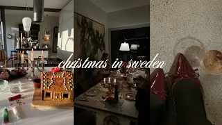 christmas in sweden | gingerbread house, winter dip in malm&ouml;, dinner with family, first vlogmas :)