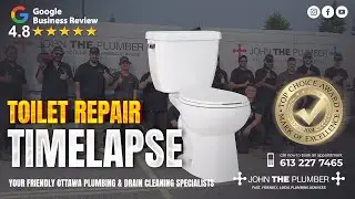 Toilet Repair | Timelapse Replacement of Toilet Tank Components by John The Plumber