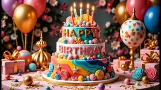 Happy Birthday Song 2026 🎂 Cake, DJ Remix & Best Birthday Party Music Video 🎶✨