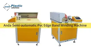 Anda semi automatic pvc edge band tape rewinder winding machine for sale