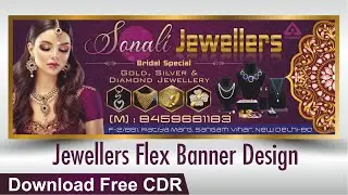 Jewellery Flex Banner Design | Hoarding Design |Download CDR