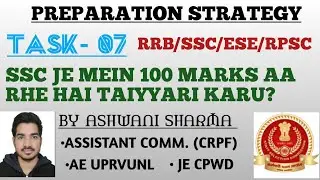 TASK 7||DGP 6.0||SSC JE || RRB JE|| RPSC MAINS|| ESE || UPPSC DAILY TASKS