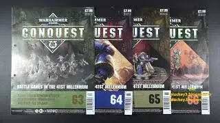 Warhammer 40,000 Conquest Magazine issue 63, 64, 65, 66 Unboxing
