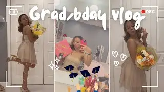 GRAD PARTY/ BIRTHDAY *vlog* (decor, dancing, games, pictures & more)