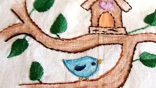 Crayon Color Tint for Hand Embroidery