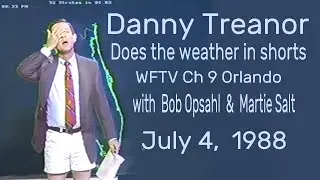Orlando Television, 1988, WFTV CH 9, Danny Treanor, Bob Opsahl & Martie Salt