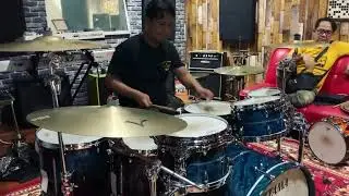TAMA STAR BUBINGA 7 PIECE MADE IN JAPAN WILD SEA BLUE BOSSE x ARIA DRUMMER FIVE MINUTES