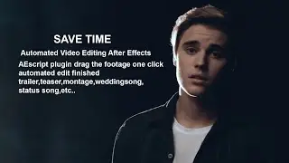 Automated Video Editing After Effects (save time) - Tamil Tutorial