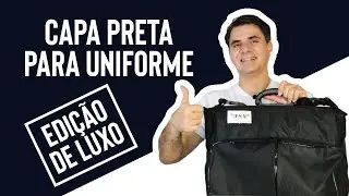 CAPA PRETA PARA UNIFORME EDIÇÃO DE LUXO // ASA - ARTIGOS MILITARES