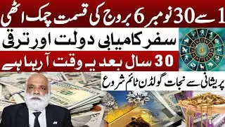 6 Luckiest Zodiac Signs of November | Health Wealth & Success | Palmist M A Shahzad Khan