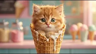 Making Cute Animals with Ice Cream Machine (No Talking ASMR)