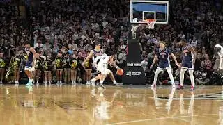 JAMES HILL SPORTS BIG 12 BASKETBALL ARIZONA 84 UCF 77 F UCF CENTER JOHN BOL WITH THE DUNK! 1-17-26