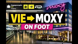 Vienna Airport (VIE) ➜ Moxy Vienna Airport | EASY Walk from Arrivals🥈