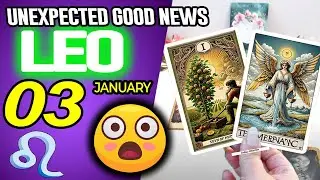Leo ♌😃 UNEXPECTED GOOD NEWS 😲 horoscope for today JANUARY 3 2026 ♌ #leo tarot JANUARY