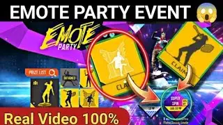 GOT ALL EMOTES EMOTE PARTY EVENT FREE FIRE | EMOTE PARTY EVENT SPIN | THRONE EMOTE | NEW EVENT