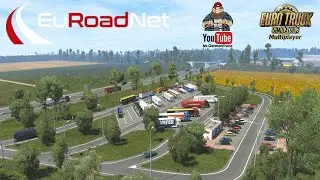 [ETS 2 v1.49] EuRoadNet MAP SCS Convoy WECHSELBR&Uuml;CKE Multiplayer