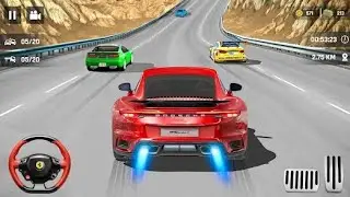 DEADLY RACE #3 Speed white Car Bumps Challenge 3d Gameplay Android IOS