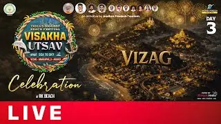 Visakha Utsav Celebrations2026 RK Beach Live | Day 3 |India's Biggest Beach Festival | Shreyas Group