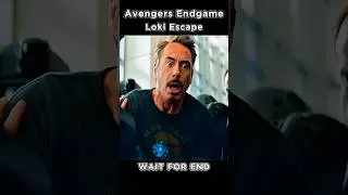Loki&rsquo;s Epic Tesseract Escape ⚡✨ | Avengers Endgame #shorts #endgame #mcu #ironman