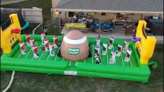 Tugga Touchdown -  Interactive Inflatable Football Bungee Game