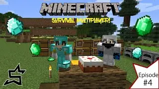 DIAMONDS AND EMERALDS! Minecraft Multiplayer #4