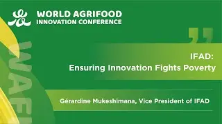 WAFI2025 | IFAD: Ensuring Innovation Fights Poverty
