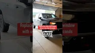 Broken Truck Window Replacement Timelapse &bull; Glass Doctor Auto of Castle Rock #brokenwindow