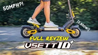Vsett 10+ Electric Scooter | FULL REVIEW *Insane Power!*