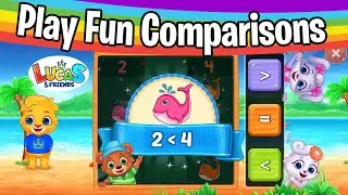 Play fun comparisons With Lucas & Friends ✨ Math For Kids - Preschool Learning - Educational Videos