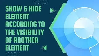 Show & Hide element according to the visibility of another element | Ionic | Vue