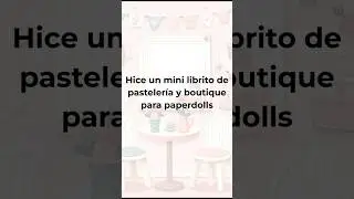 Hice mini libro para paperdolls #craft #diy #paperdoll #manualidades #papercrafts
