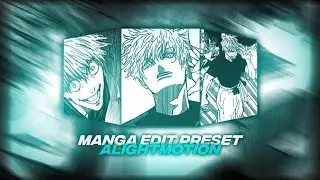 ALIGHTMOTION Anime Manga Edit PRESET/TEMPLATE | Gojo Edit Preset