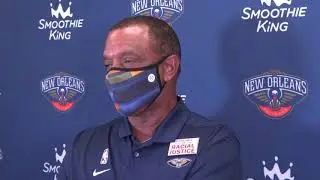 Alvin Gentry talks first half execution, correcting mistakes and moving forward | Pelicans Postgame