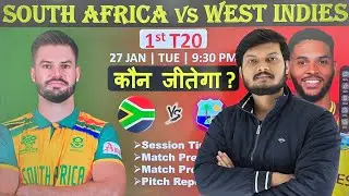 South africa vs west indies 1st t20 match prediction, sa vs wi prediction, sa vs wi 2026 1st match