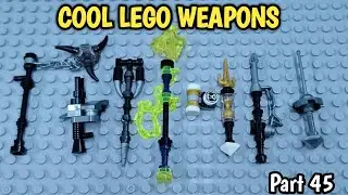 COOL LEGO WEAPONS you can build for your minifigures - Pt 45