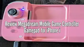 Review Megadream Mobile Game Controller Gamepad for iPhone iOS Android PC: Works with iPhone 15/14/1