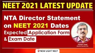 NEET Application Form & Exam Date(Expected) | NTA NEET 2021 Latest Update