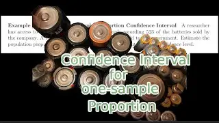 One-Sample Proportion Confidence Interval