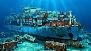 Divers Explore Containers in a Shipwreck and Find Something Shocking: Intact Cargo