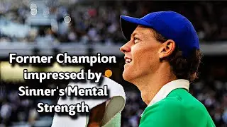 Former Wimbledon champion impressed by Jannik Sinner's mental strength #sportscentre