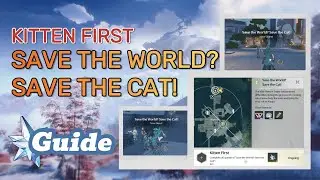 save the world?, save the cat! / kitten first achievement / wuthering waves