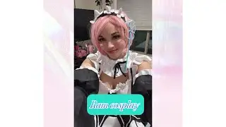 Ram cosplay with Flower Knows makeup & Glamnetic lashes